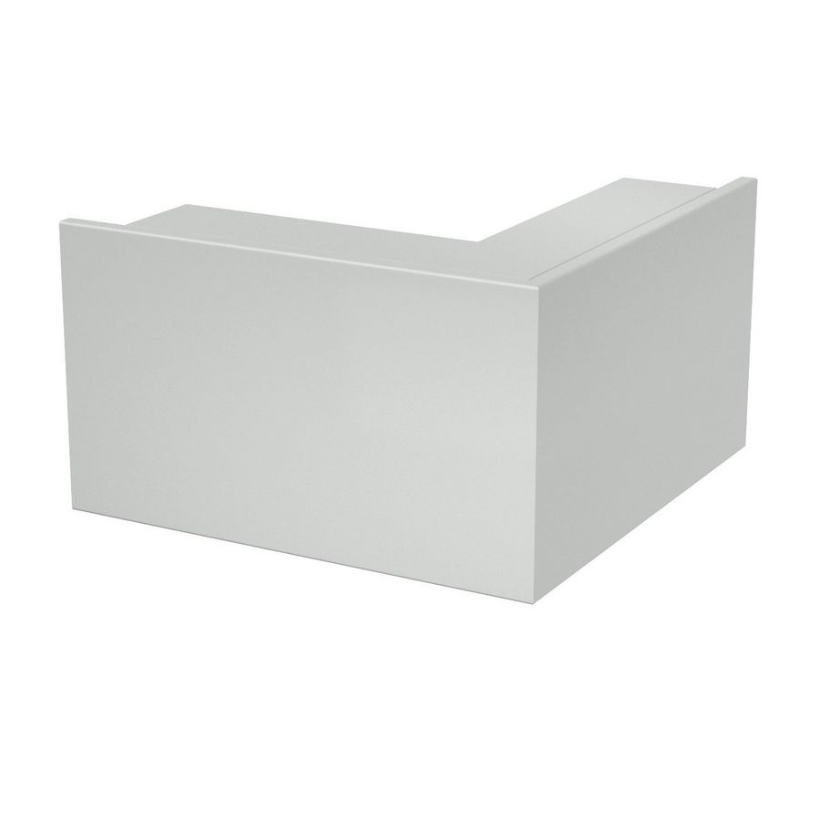 Buitenhoek 348x230x100 polyvinylchlorid lichtgrijs