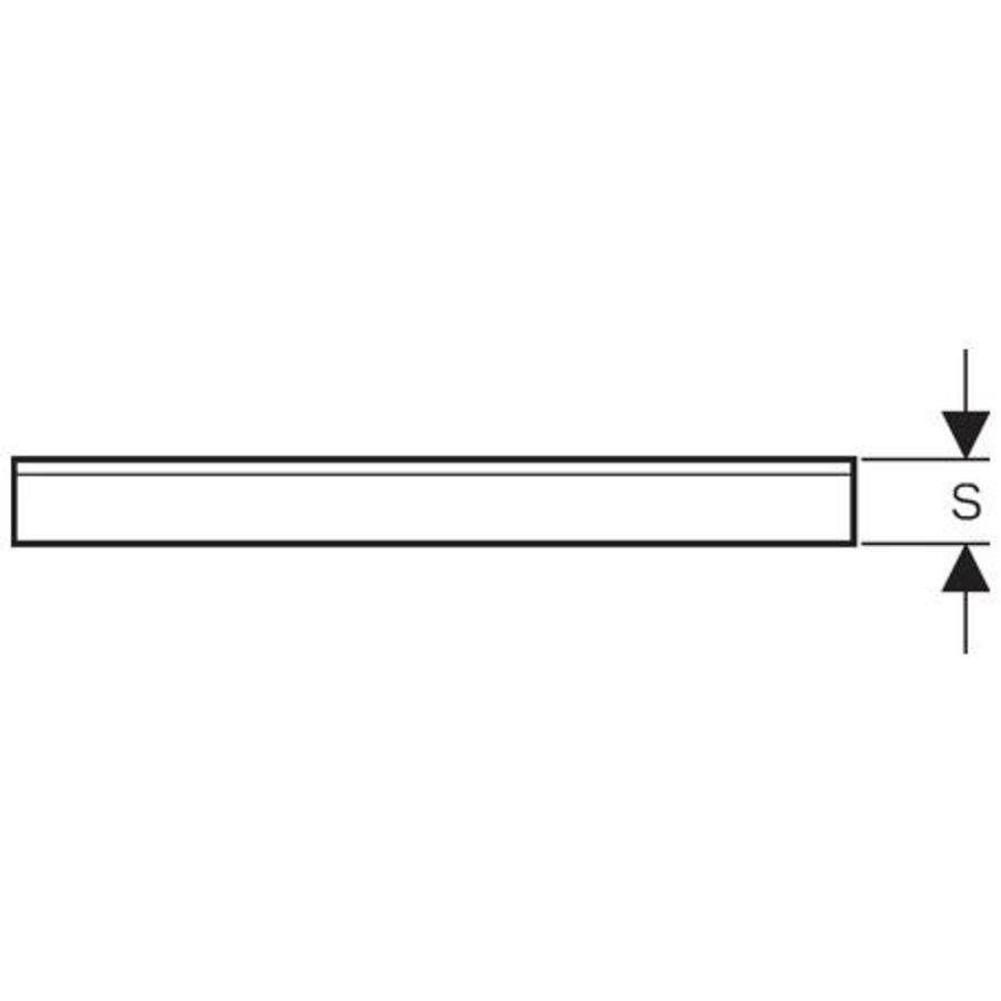 Geluidsisolatiemat Isol Flex zelfklevend tbv buis Ø75mm l=1180mm dikte=17mm