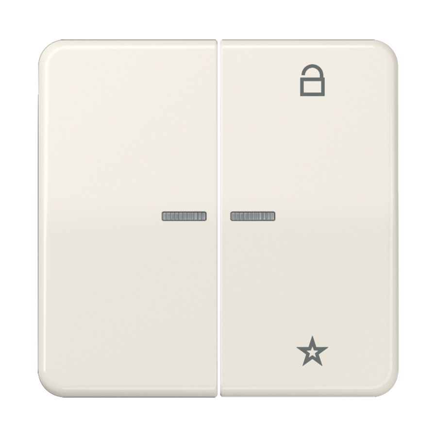 Tastafdekking CD500 wit eNet