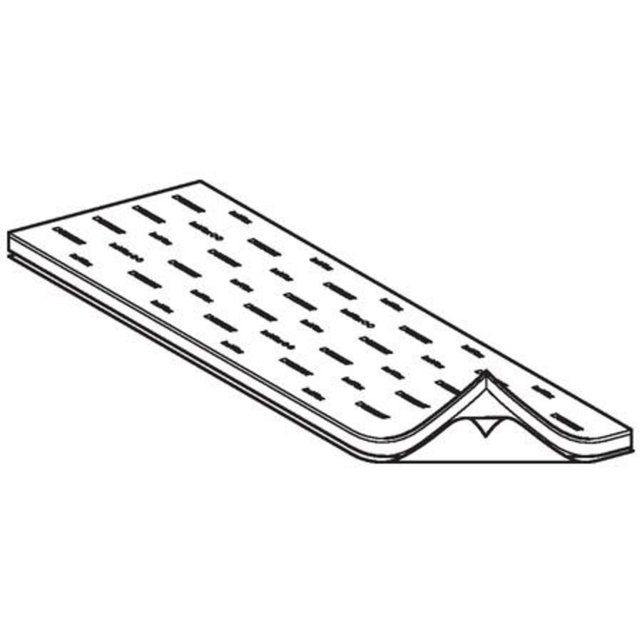 Geluidsisolatiemat Isol Flex zelfklevend tbv buis Ø110mm l=1180mm dikte=17mm