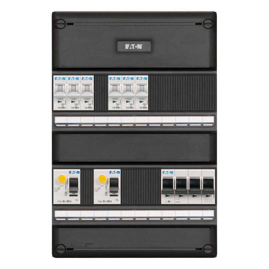 Groepenkast S55 PV ready basis FLEX 1f/3f Inst.aut.6 gr 3PV