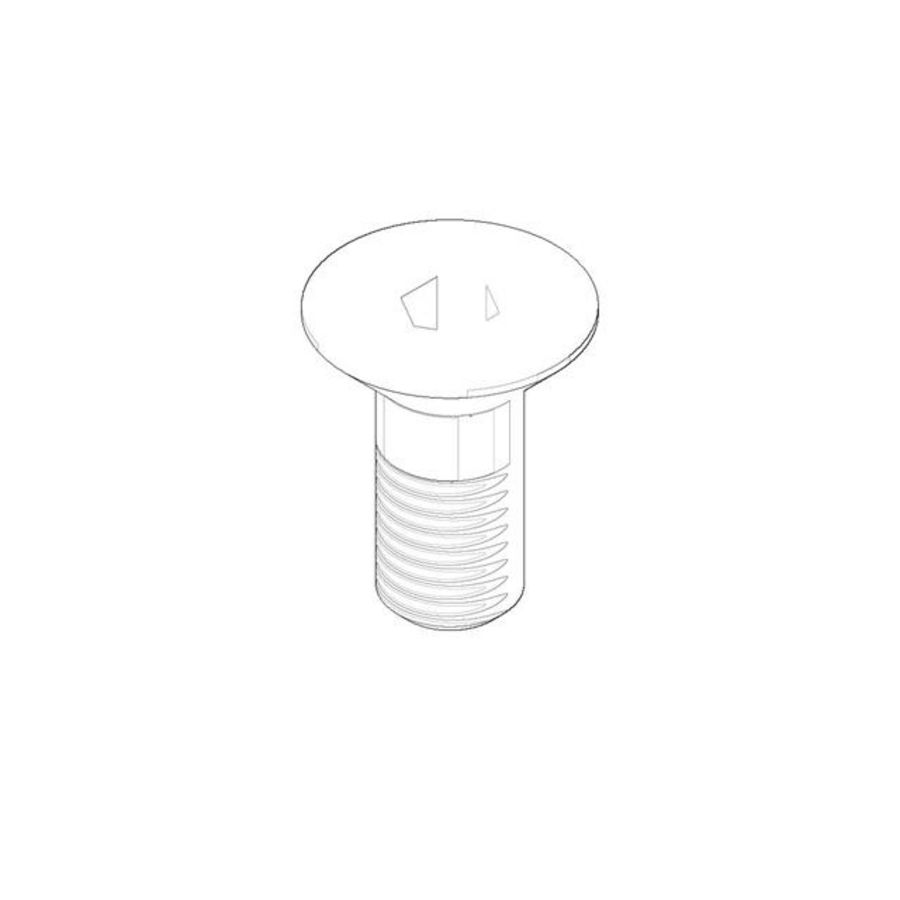 Bevestiging Verzonken schroef met binnenzeskant M4x8mm