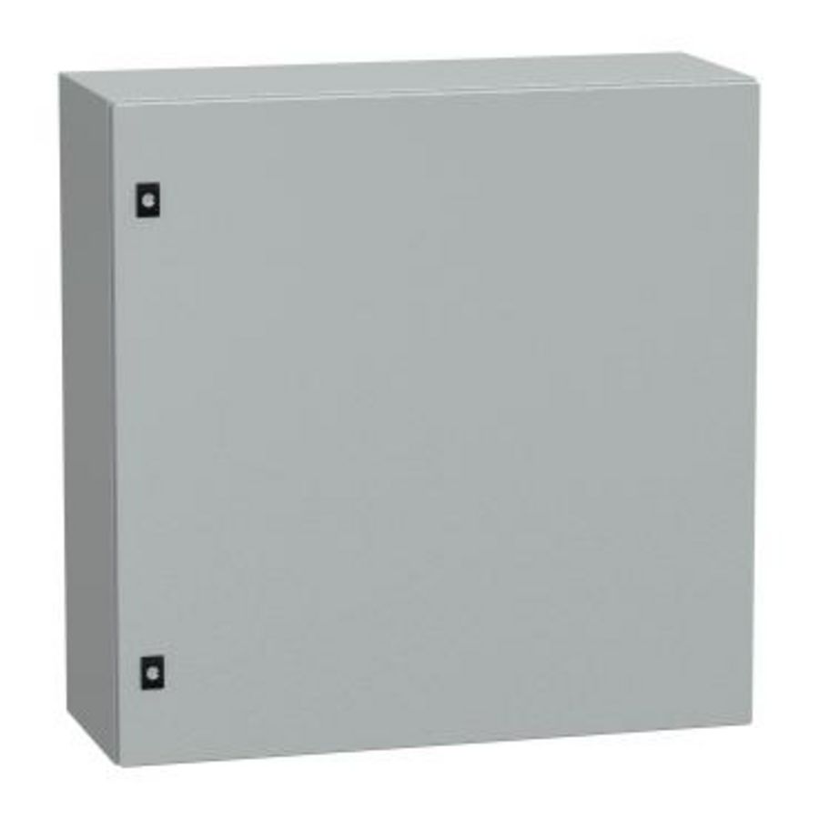 Deur montageplaat 800x800x300mm IP66/IK10 RA Spacial CRN