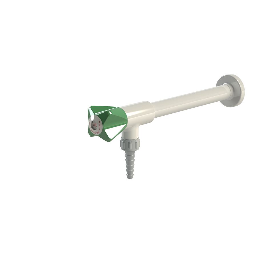 Demikraan wandmont. pex 200mm voorsprong