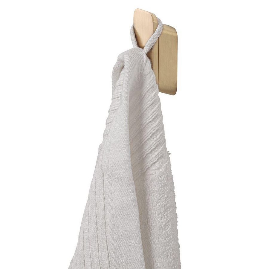 Closetaccessoireset Shift goud geborsteld (rolhouder/borstelgarnituur/haak)