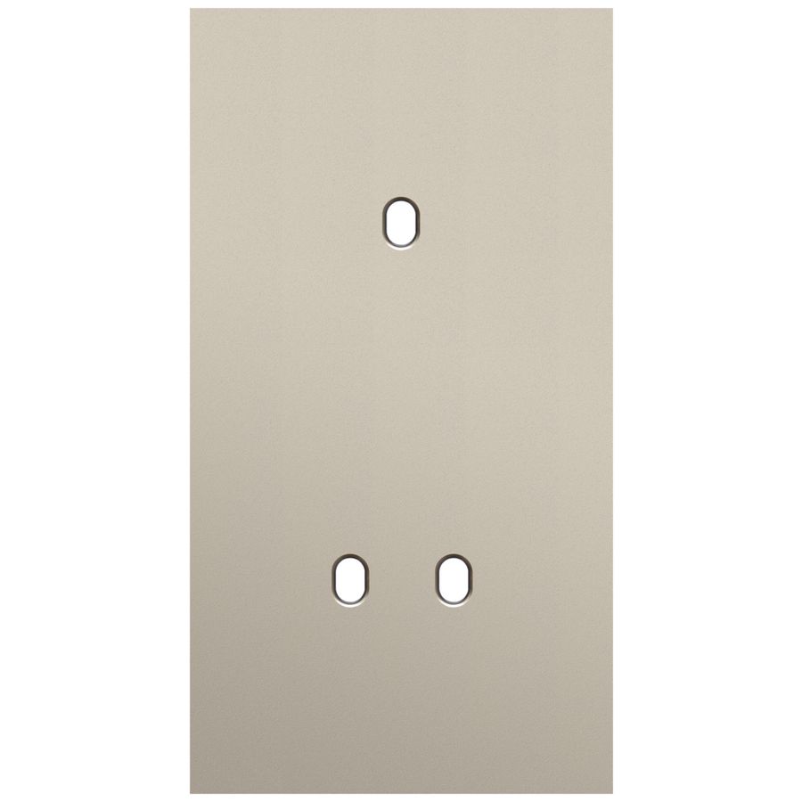 Tweevoudige afdekpl. verticaal 71mm centerafstand een enkelv