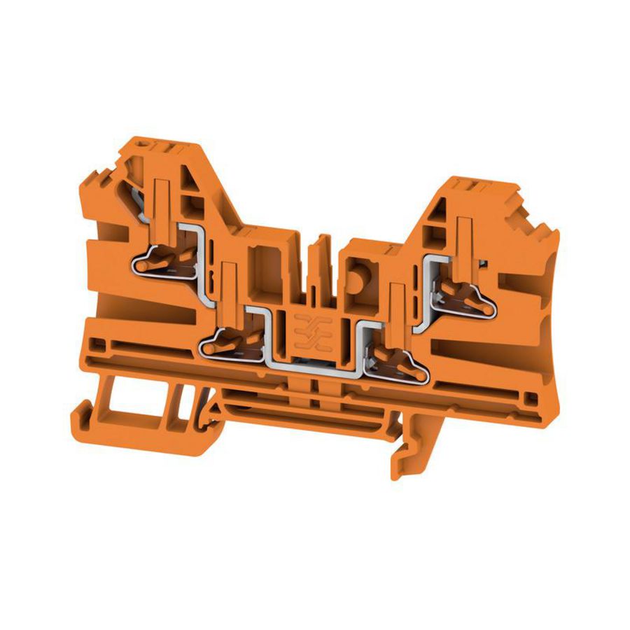 Doorvoerklem oranje 4mm2 32 A 1000 V 2872140000 VVE=50