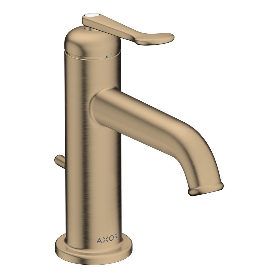 AXOR Archivio 1-hendel wastafelkraan 90 CooLStart met pop-up afvoer Brushed Bronze