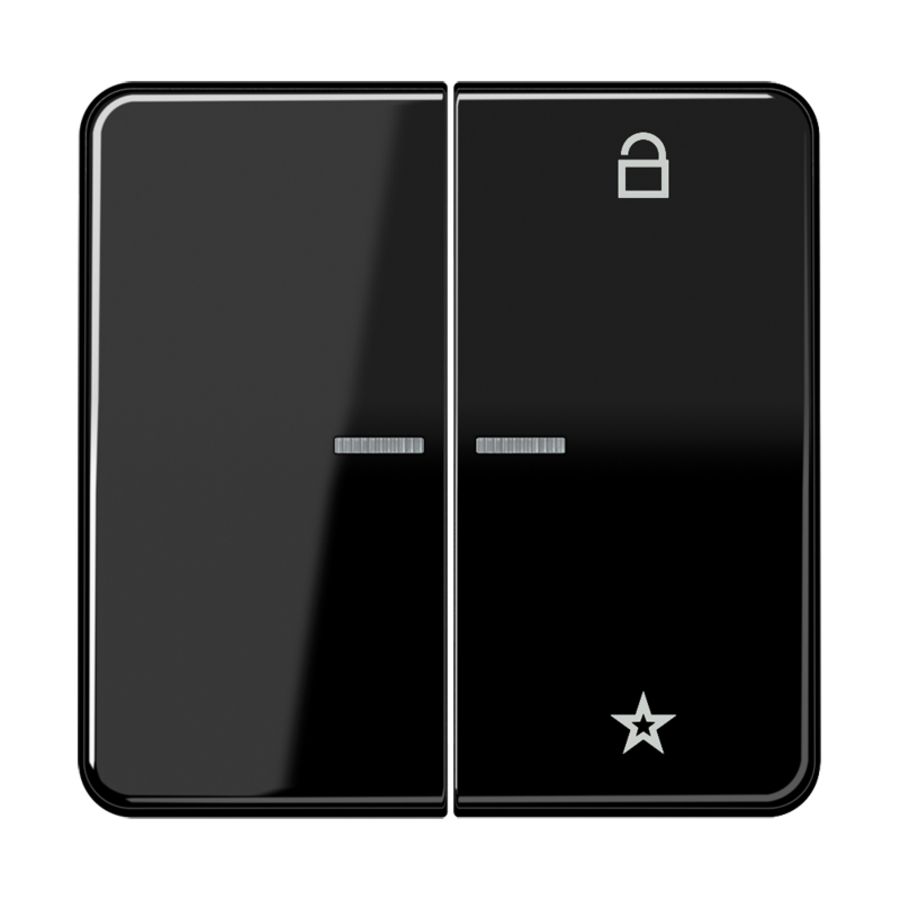 Tastafdekking CD500 zwart eNet