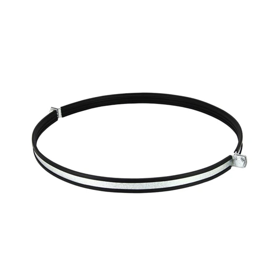 Metalen beugel 450mm met rubber (2 punts) sendzimir verzinkt staal