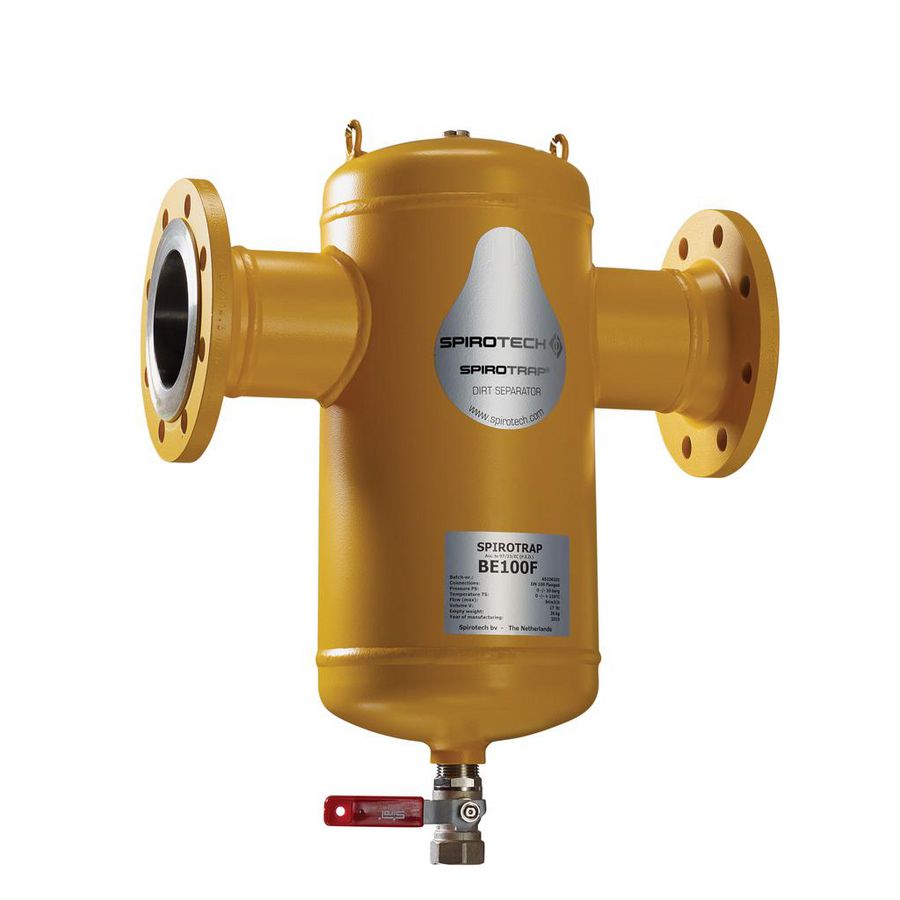 Vuilafscheider Spirotrap DN65 flensaansl.