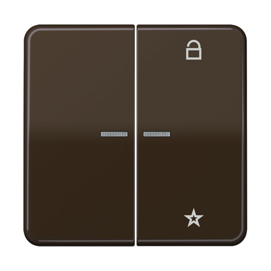 Tastafdekking CD500 bruin eNet