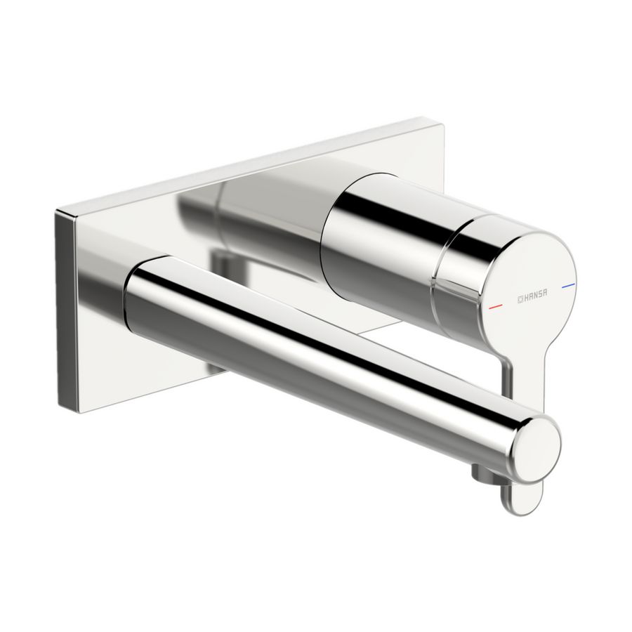 Afbouwdeel 2-gats wastafel wandmengkraan HANSADESIGNOSTYLE