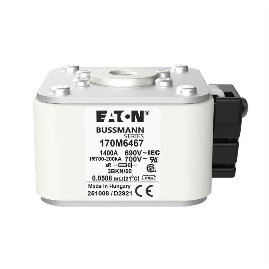 Zekering hoge snelheid 1400A AC 690V 200kA 3 aR IEC UL VVE=3