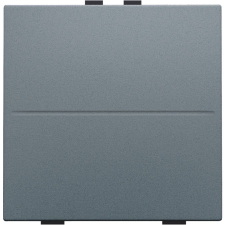 Enkelv. toets RF schakelaar/drukknop + 2 bedienknoppen blue grey