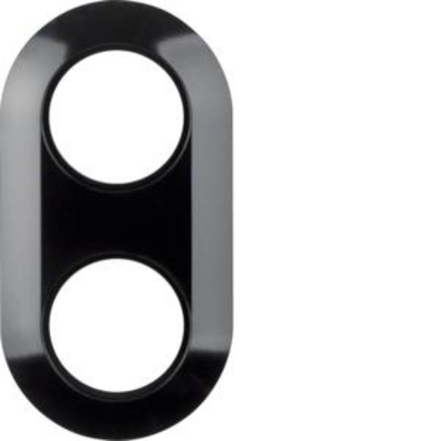 Afdekraam 2-v berker 1930 zwart glans