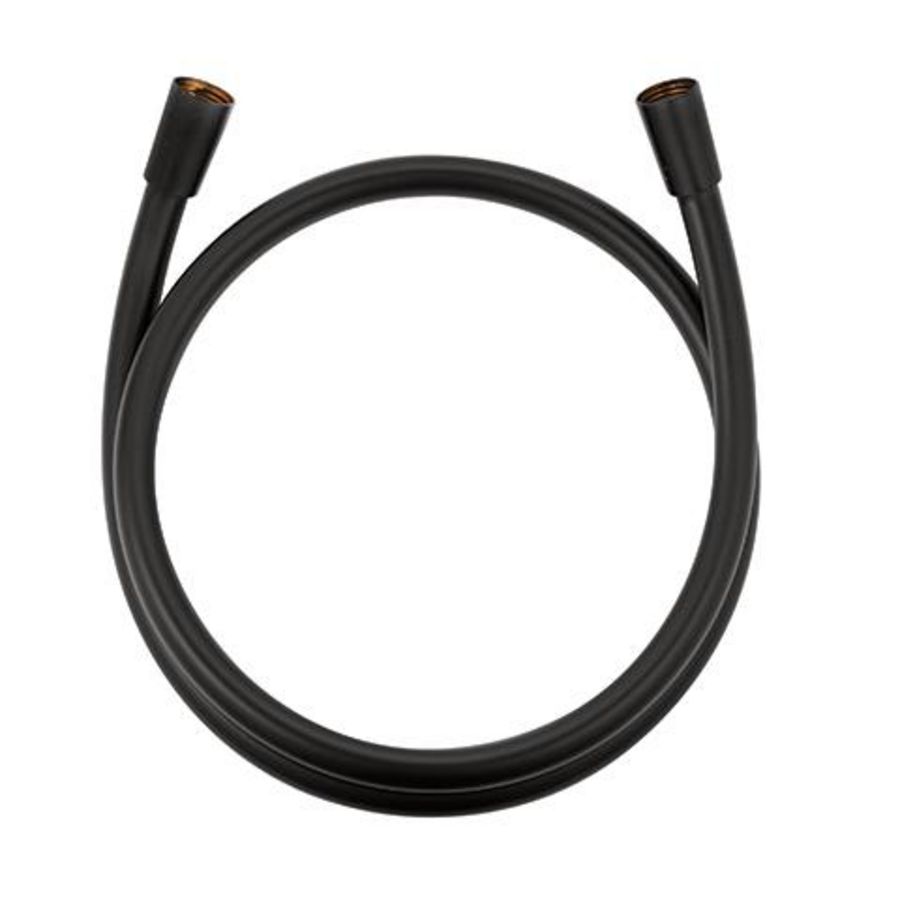 Suparaflex black slang 125cm mat zwart