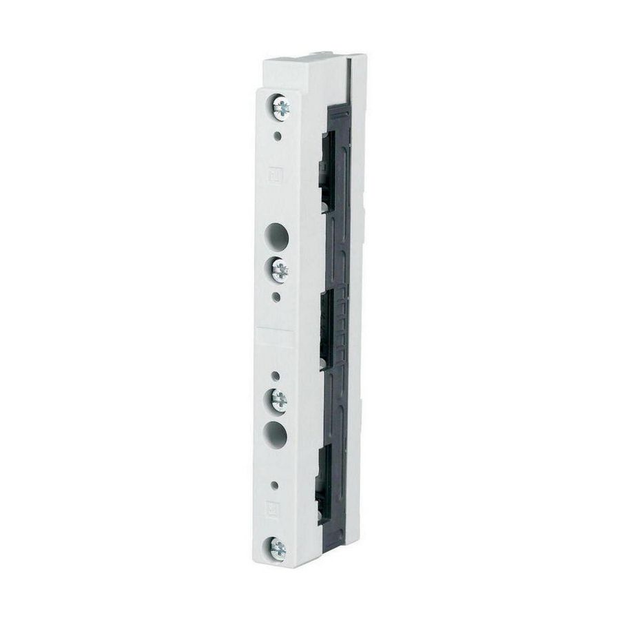3P Raildragerhouder voor railsysteem 60mm wit VVE=10