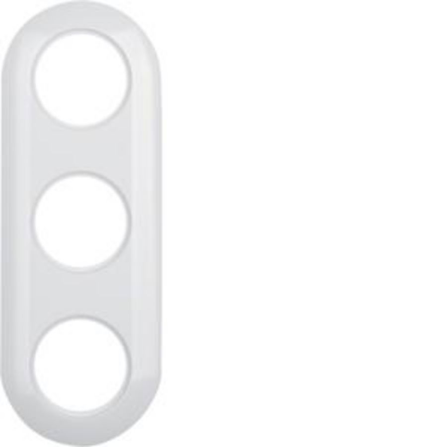 Afdekraam 3-v berker 1930 polar wit glans