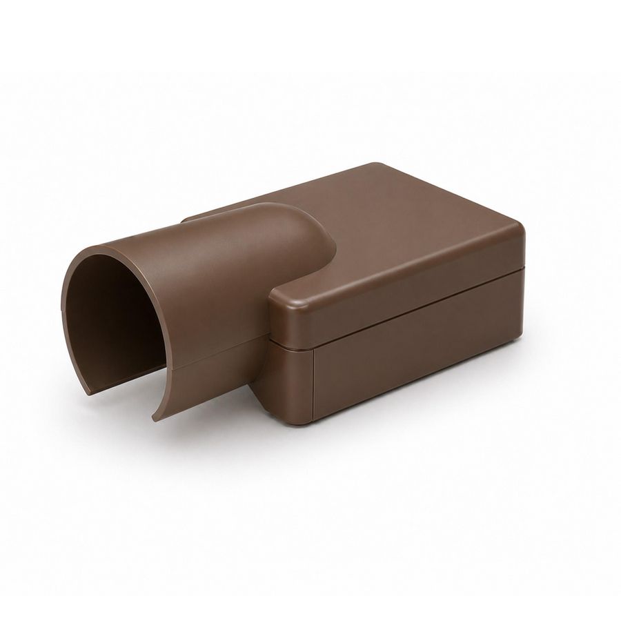 Doos a 2st. Systeem25 verloopmof 16mm voor 25x13mm bruin