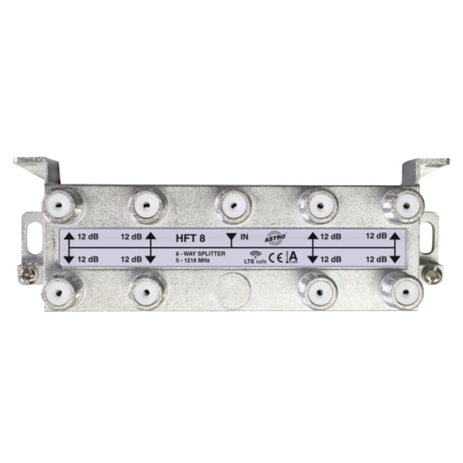 Verdeler 8-voudig retourgeschikt met f-aansluiting