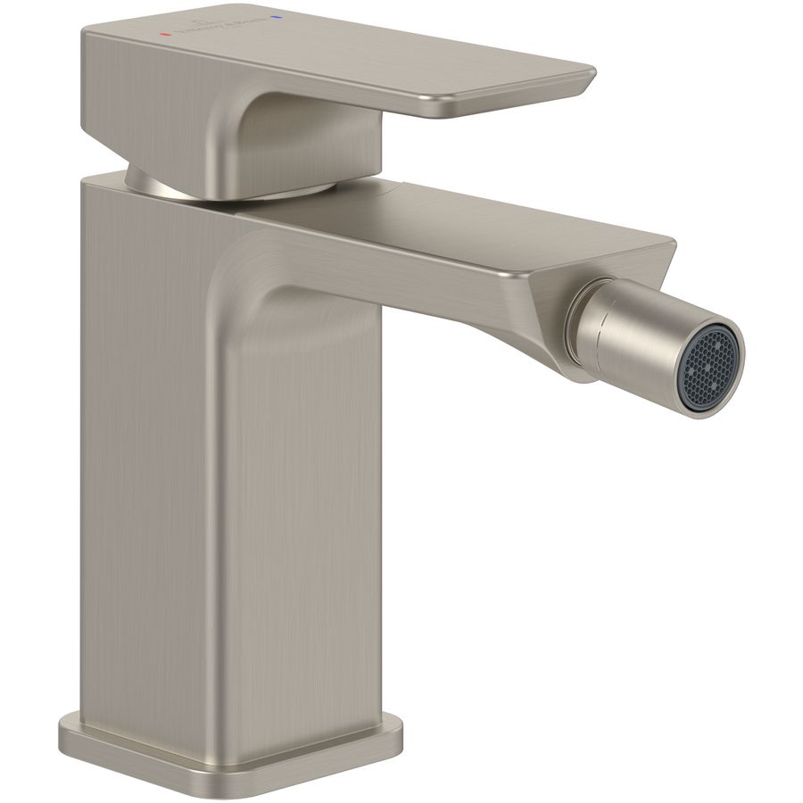 Eengreeps bidetkraan Subway 3.0 Brushed Nickel Matt