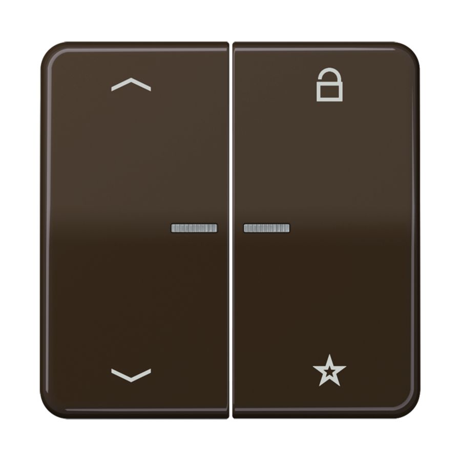 Tastafdekking CD500 pijlen bruin eNet