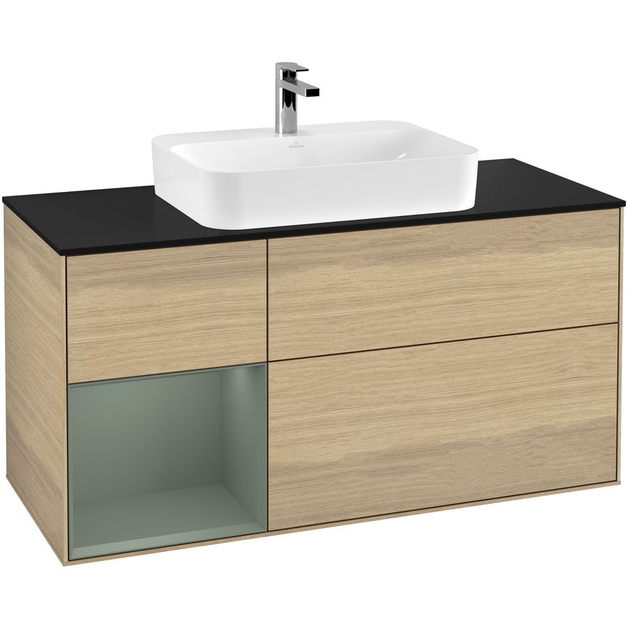 Wastafelonderkast Finion 1200x603x501mm Oak Veneer G412GMPC