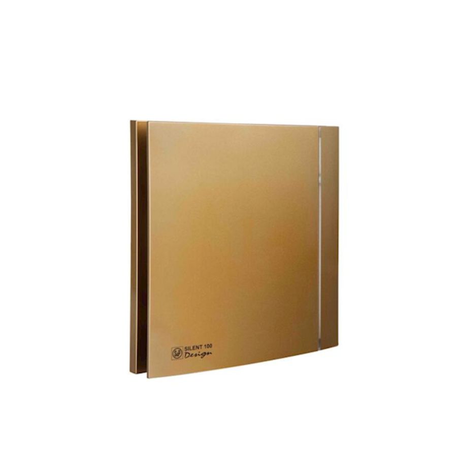 Badkamerventilator SILENT-100CZ goud DESIGN-4C zonder timer