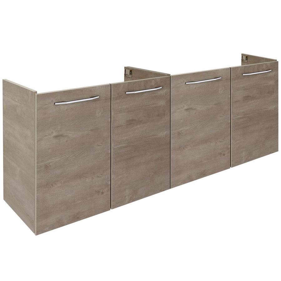 Onderkast (140x45cm) met 4 deuren met handgreep - 10 - Café Noir