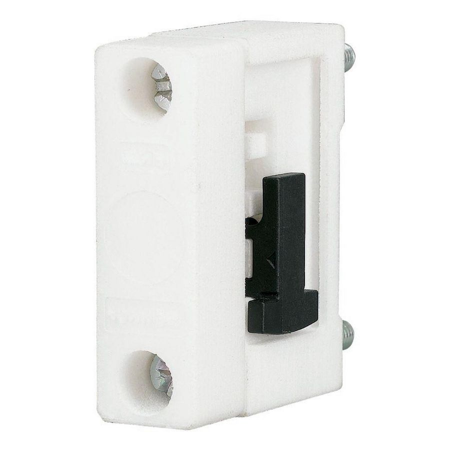 PE/N Raildragerhouder voor railsysteem 60mm wit VVE=10