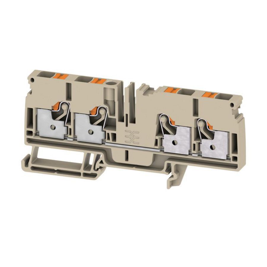 Doorvoerklem PUSH IN d.beige 6mm2 41 A 800 2881450000 VVE=50