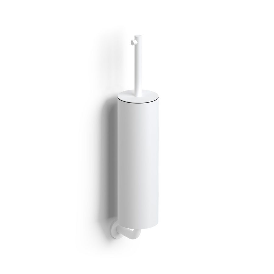 Toiletborstelgarnituur wandmodel mat wit Kaldur