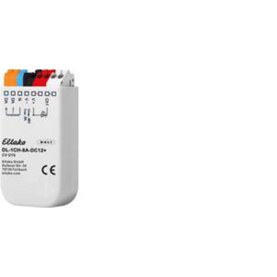 1-kanaals DALI PWM LED dimmer tot 8A met DALI stuuringang