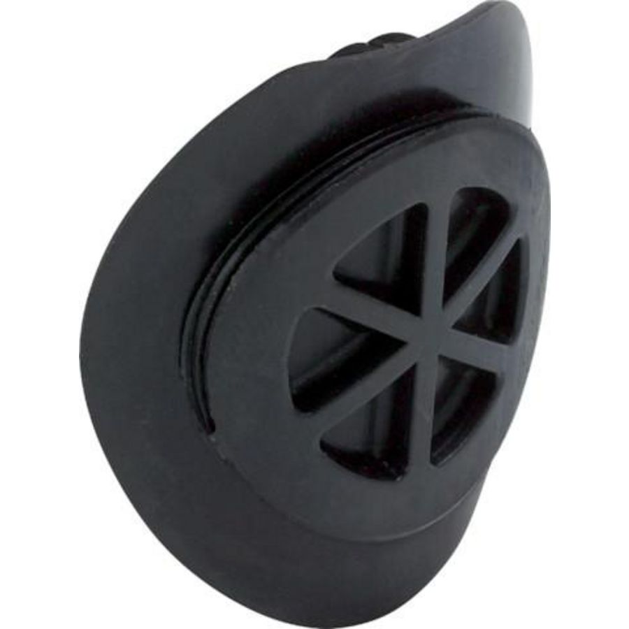 Stop rubber/zwart