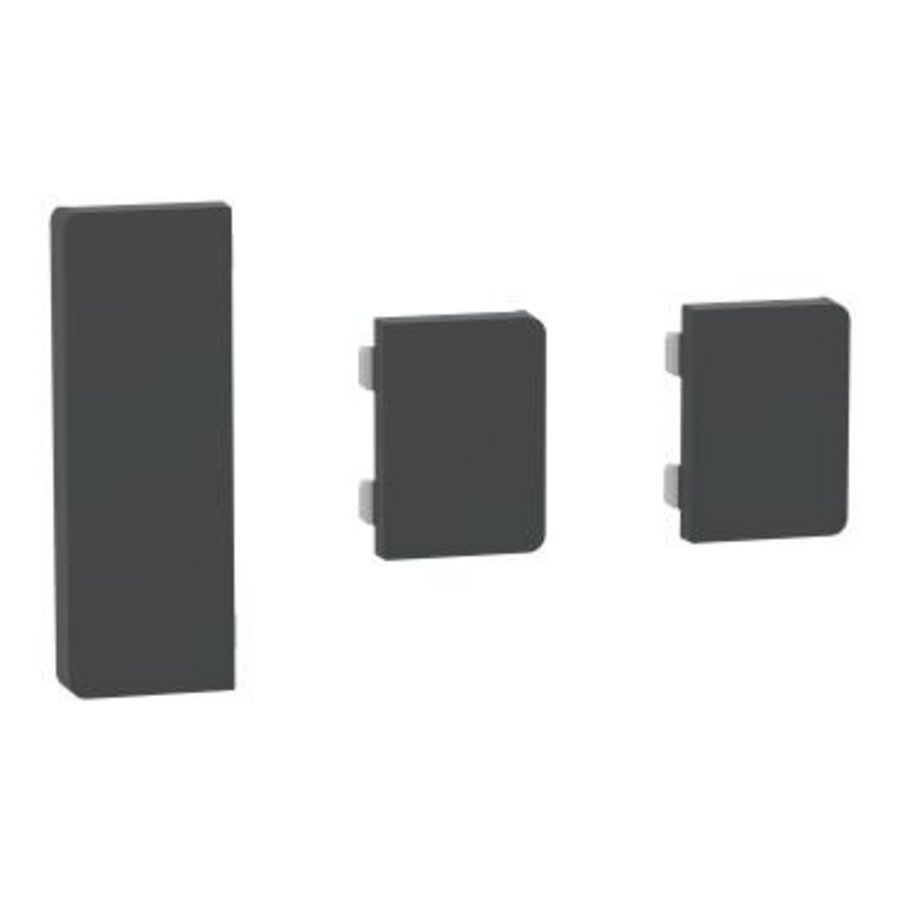 KNX-drukknop System D 3g knop antraciet tbv KNX Push Button
