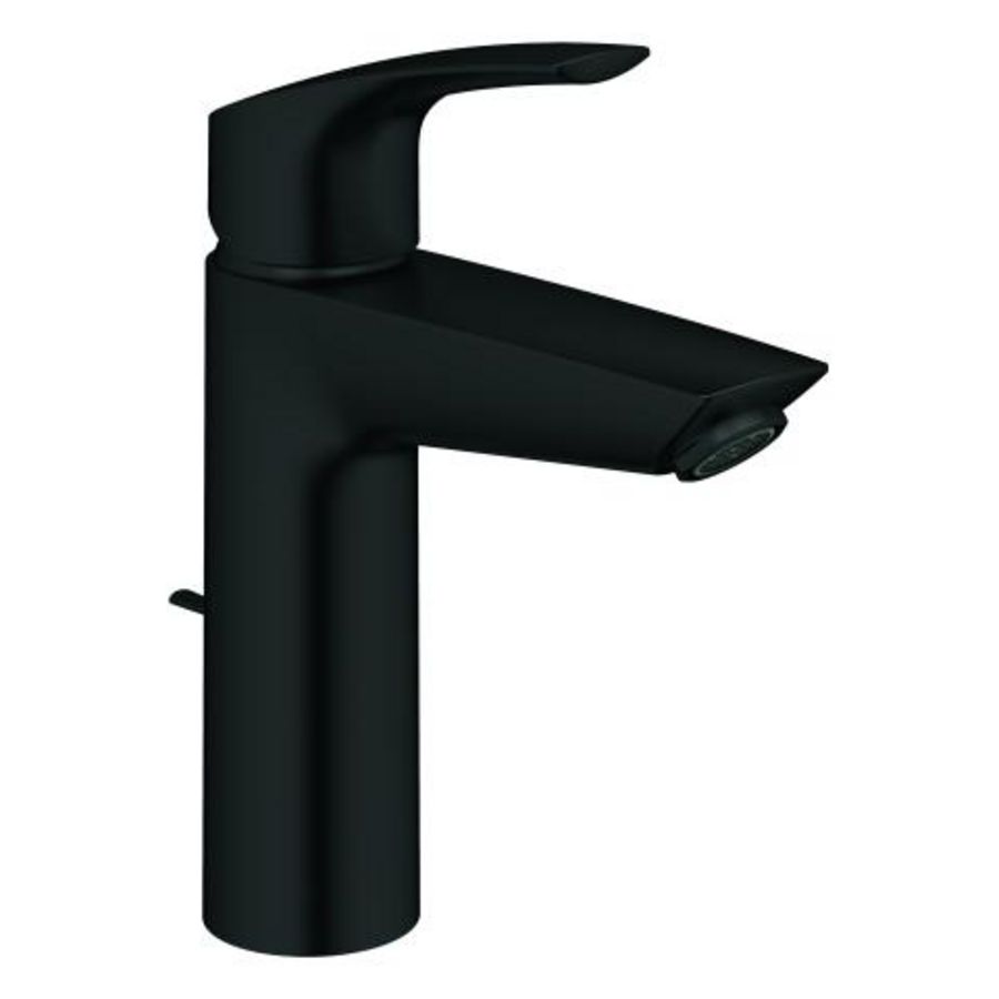 Eurosmart M-Size wastafelmengkraan ES Matte Black (mat zwart) incl. wasteinrichting (prof)