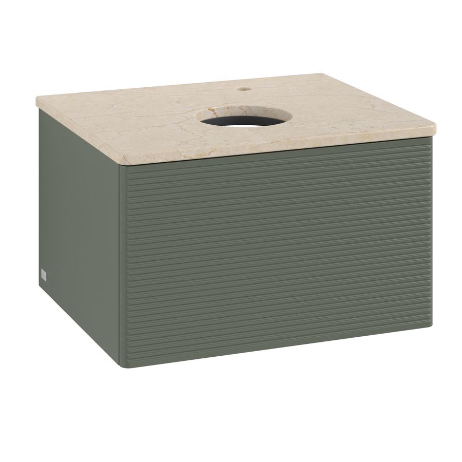 Wastafelonderkast Antao 600x360x500mm L.Green Matt Lacquer K29153HL