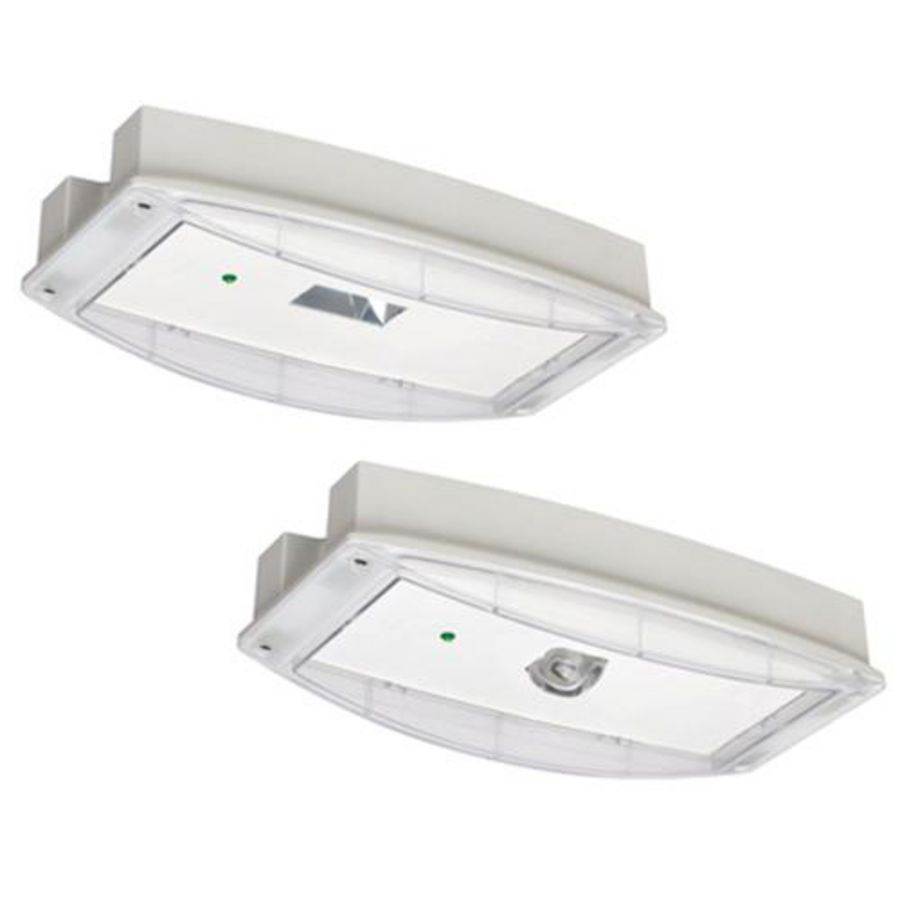 Noodverlichting centraal CG-S kunstst. IP65 vluchtr.verlichting asym