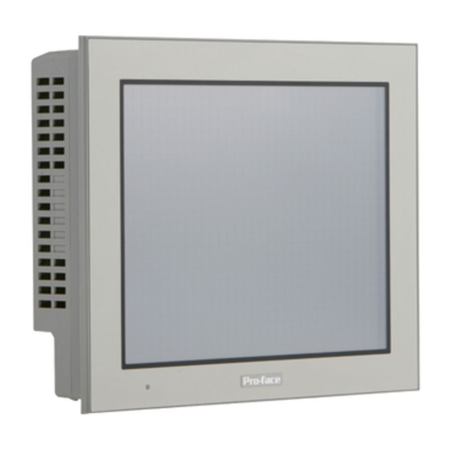 Advanced touchscreen 640 x 480 pixels VGA 10.4" TFT Proface