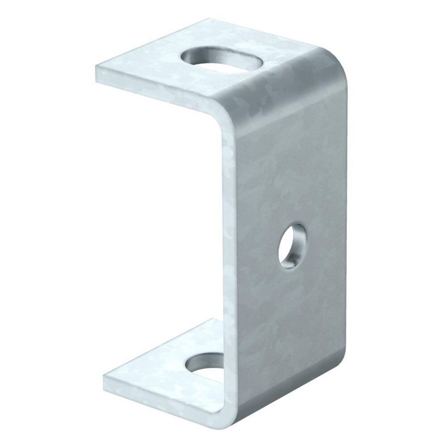 Plafondbeugel zijperforatie 105mm 80x40 staal zinkt VVE=20