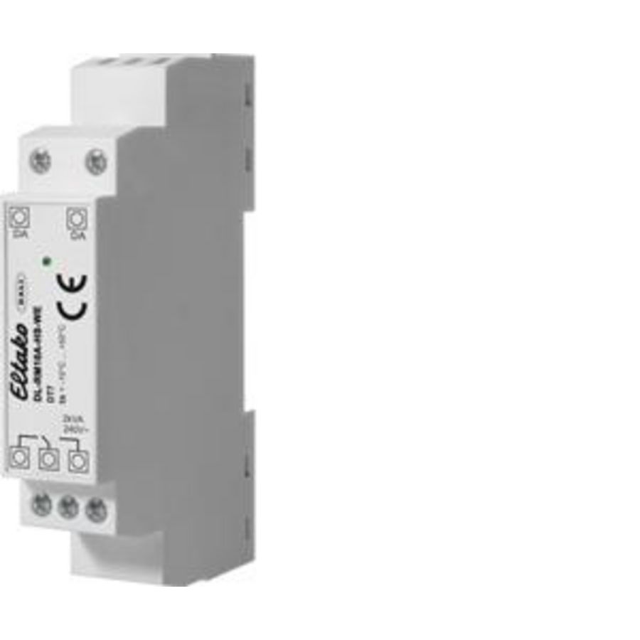 1-kanaals schakelactor met DALI stuuringang. 1 CO 16A/250VAC