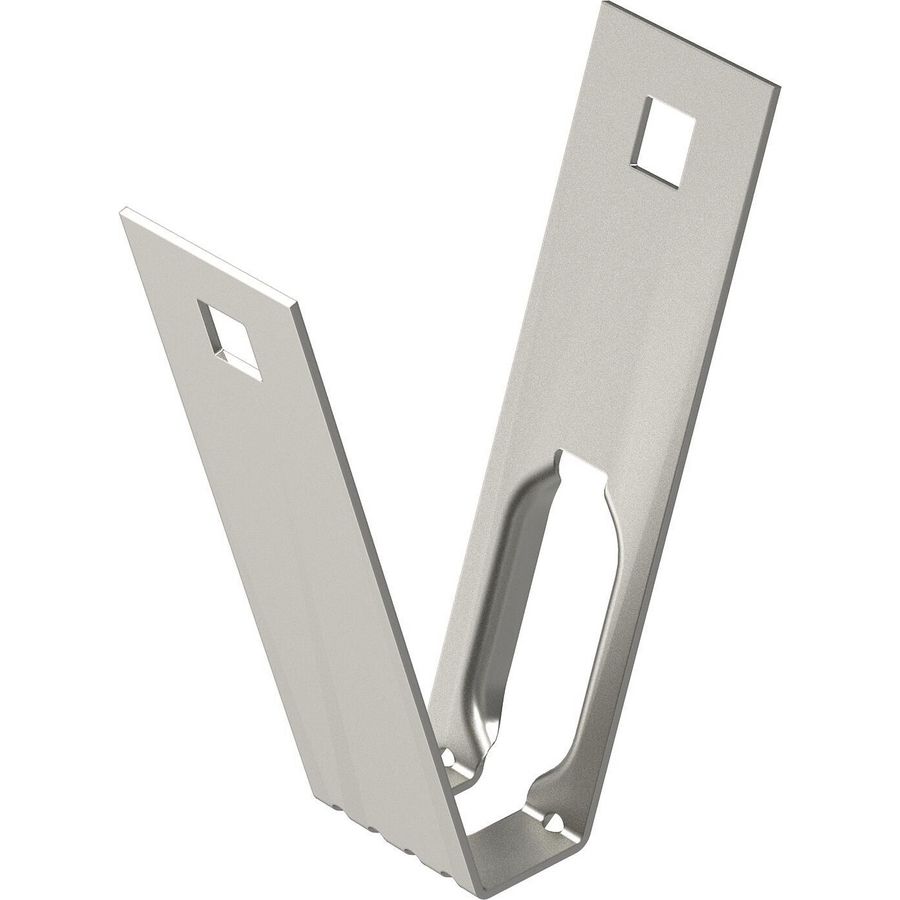 Trapeziumbevestiging 100x116 rvs A2 1.4301 blank VVE=20