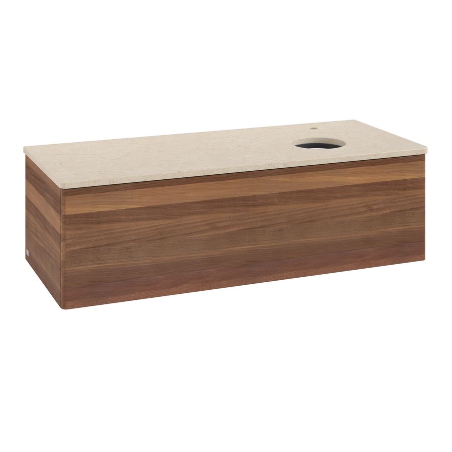 Wastafelonderkast Antao 1200x360x500mm Warm Walnut K34053HM