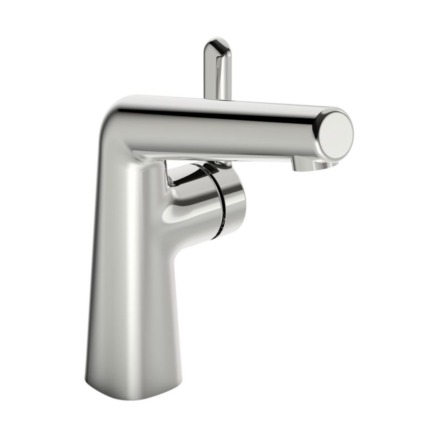 Designo-Style 1-gats wastafelmengkraan chroom zij bediend