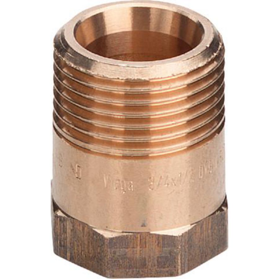 Verloopring brons 1"x3/4" bu.xbn. MBC met sleutelvlak 3243 VVE=10