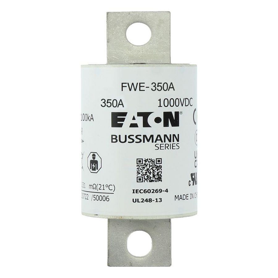 Zekering HRC 1000Vdc IEC/UL 350A aR 50mm Round f