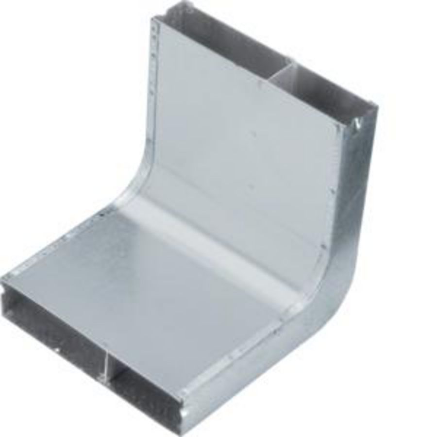 Stijgstuk 2-compartimenten voor UK 190x38mm staal