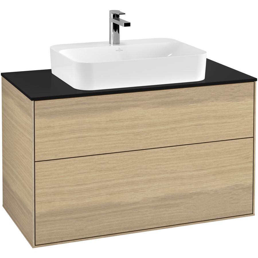 Wastafelonderkast Finion 1000x603x501mm Oak Veneer G35200PC