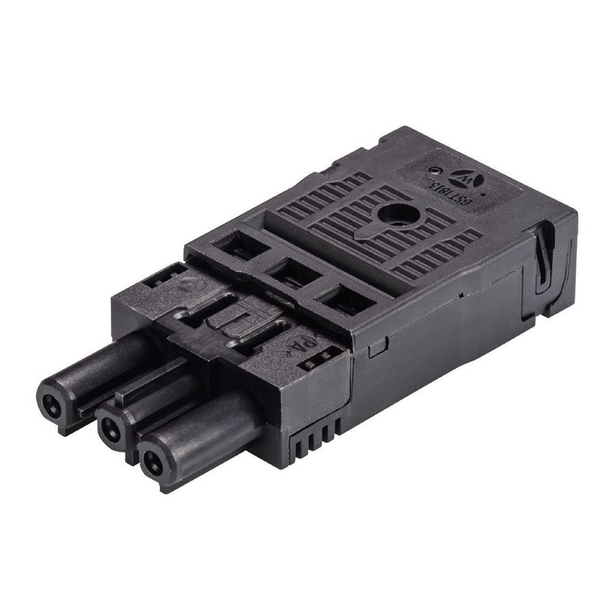 Kabelsteker GST18I3 female veerklem
